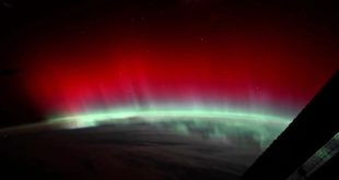 ویدیو خیره‌کننده فضانورد از شفق قطبی قرمز نادر در ایستگاه فضایی