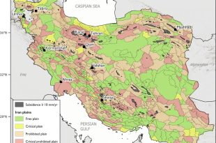 ایران یکی از کانون‌های فرونشست شدید زمین در جهان است