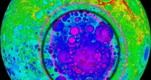 قطعات شهاب‌سنگ در ماه