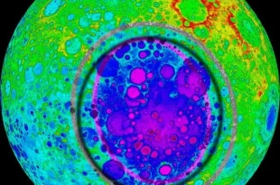 قطعات شهاب‌سنگ در ماه