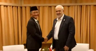 دیدار و گفت وگوی وزیر نیرو با وزیر کار و مسکن اندونزی