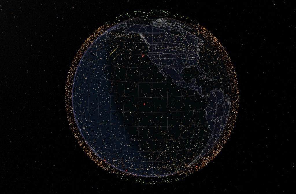 فضاپیمای چینی از فاصله خطرناک ماهواره استارلینک عبور کرده_دلچسب 8 مدار پایین زمین و ازدحام فضاپیماها