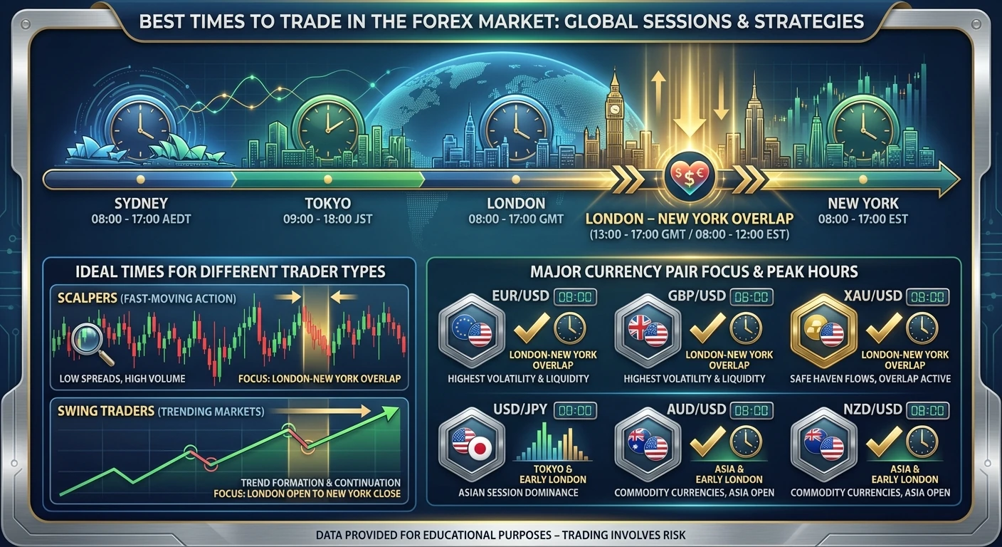 سشن های معاملاتی فارکس