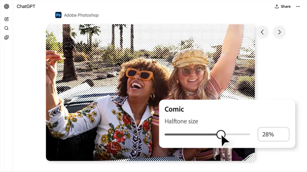 ChatGPT با ادوبی فتوشاپ