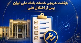 بازگشت تدریجی خدمات بانک ملی ایران پس از اختلال فنی؛ افزایش سقف کارت‌به‌کارت تا ۵۰۰ میلیون تومان